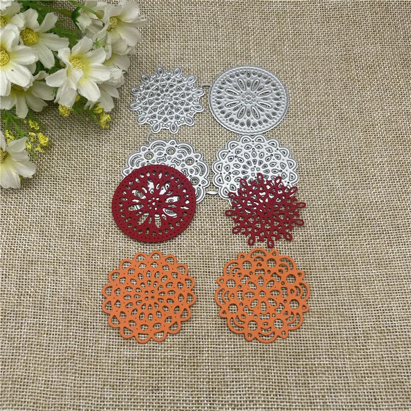 Flower Frame Cards Dies Metal Cutting Dies Stencils For DIY Scrapbooking Decorative Embossing Handcraft Template