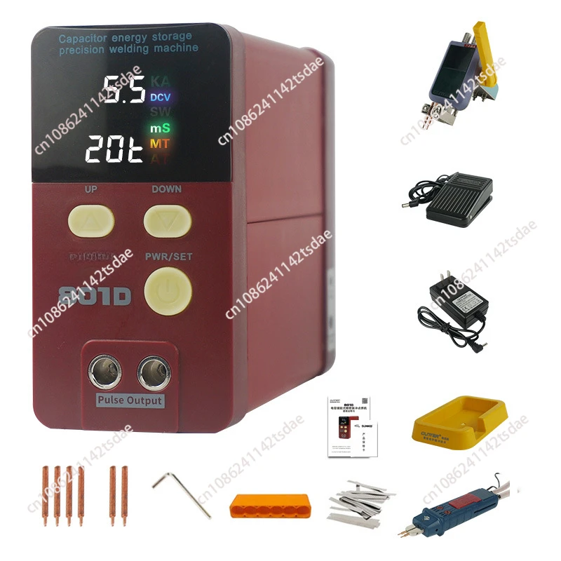 801D Spot Welder Household DIY Handheld Capacitor Energy Storage 18650 Battery Spot Welding Machine Mobile Phone Battery Repair