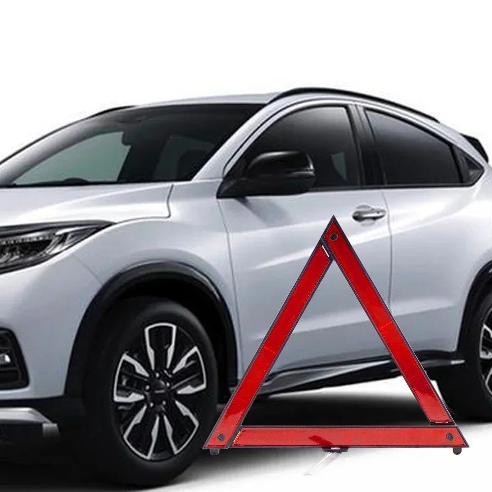 

Car Hazard Warning Sign Foldable Triangular Breakdown Emergency Tool Reflective Triangle Vehicle Stop Night Roads Safety Tripod