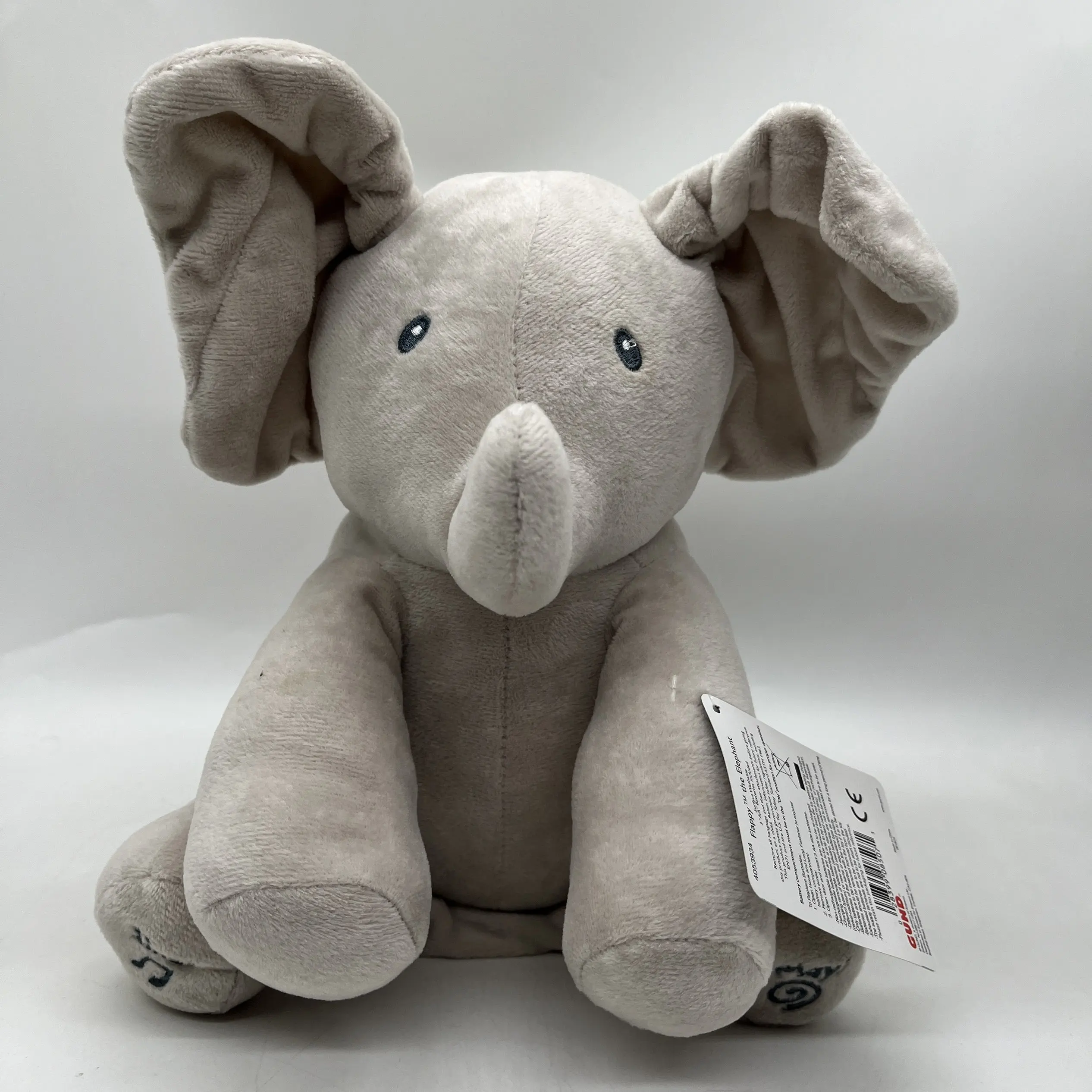 التخليص القطيفة لعبة الإلكترونية الفيل يدق آذان اليسار واليمين الموسيقى يتأرجح دمية الفيل هدية للأطفال #5