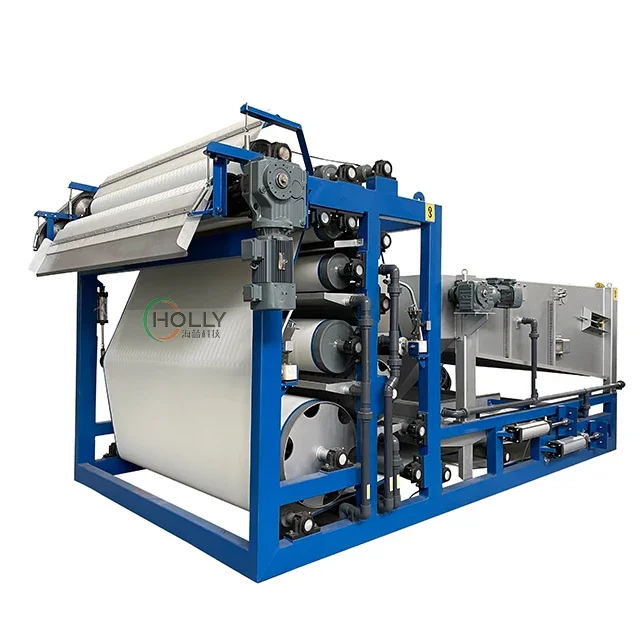 Supply Belt Filter Press Filter Machine Industrial Sludge Dewatering Treatment Equipment Belt Press Dehydrator