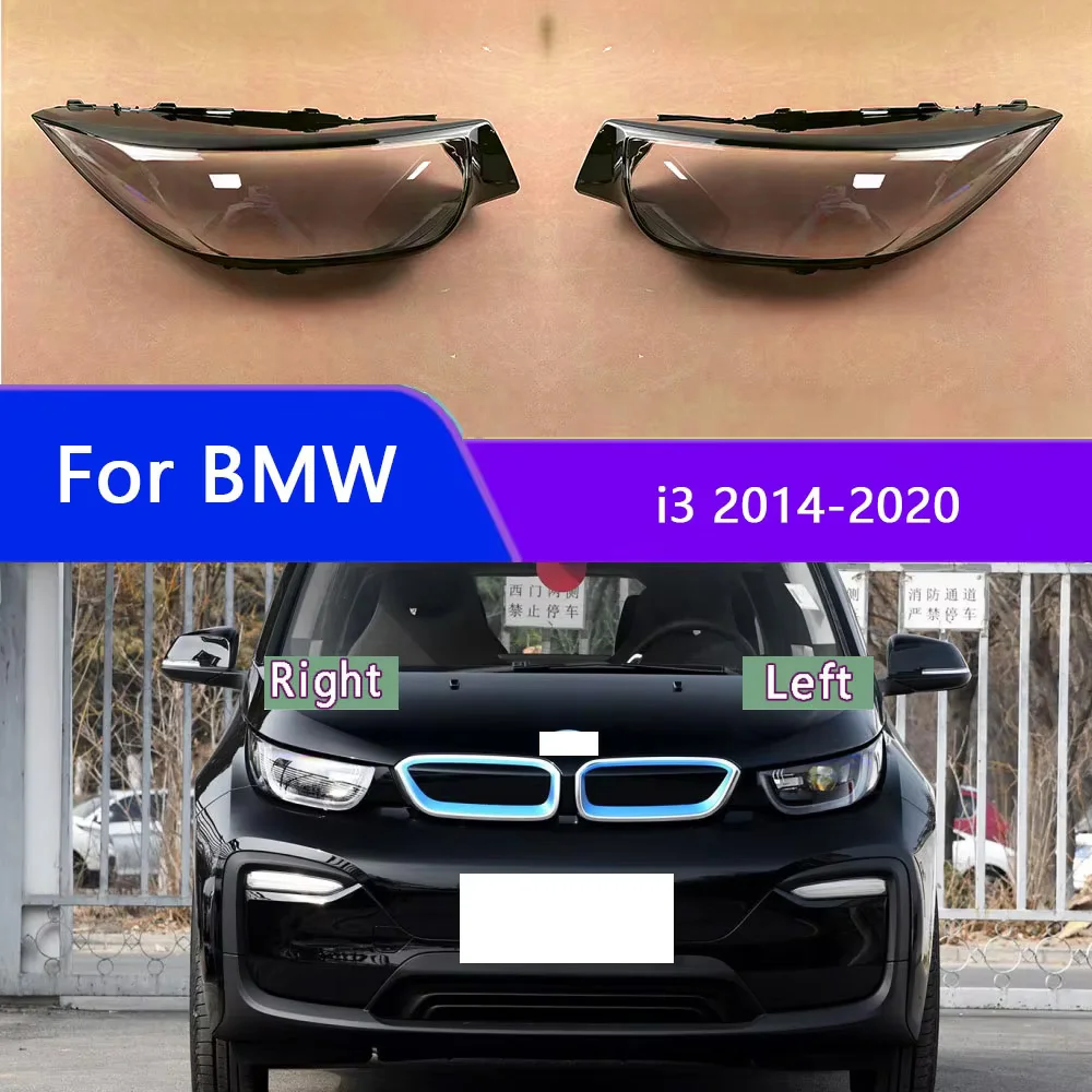 

For BMW i3 2014 2015 2016 2017 2018 2019 2020 Transparent Headlight Cover Lampshade Lamp Lens Shell Headlamp Housing Plexiglass