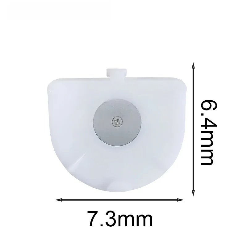 10/20Pcs Dental Semicircle shape Plastic Plate Disposable With Metal Sheet Magnetic Dental Laboratory Equipment
