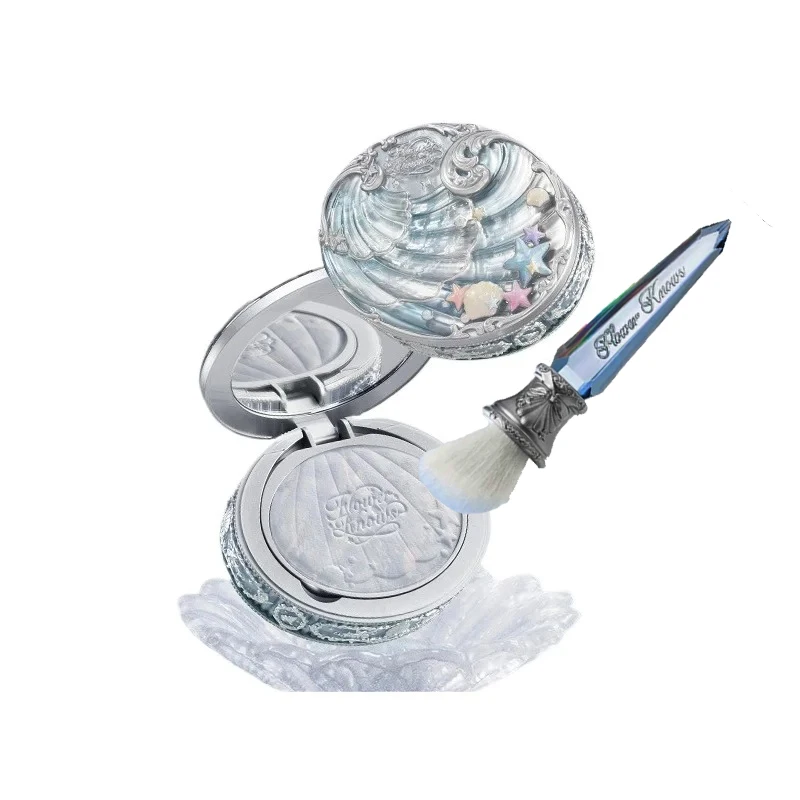 

Flower Knows Shell's Jewel Collection Baked Setting Powder Flowerknows Correcting Oil-Control Powder Foundation Natural Finish