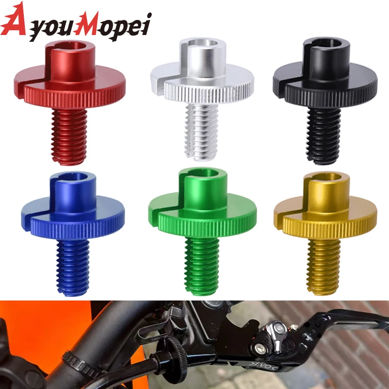 Fio de Ajuste CNC para Motocicletas Honda Yamaha Street Scrambler Suzuki, Ajuste Acessórios Cabo, M10 * 1.5, CNC