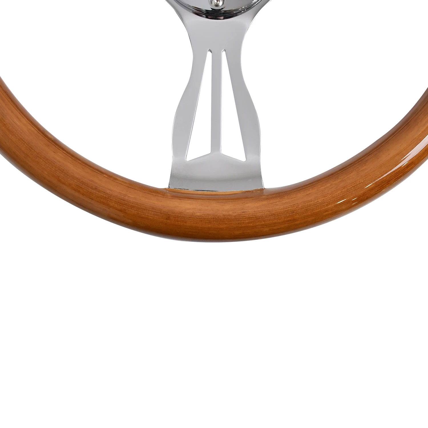Universal 380mm Solid Wood Racing Steering Wheel 15 Inch Wood Auto Sports Drifting Steering Wheel Racing car steering wheel view 5