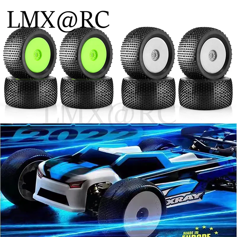 LMX RC 4pcs 140mm 1/8 RC Racing Car Off-Road Buggy Tires Wheel 17mm Hex for ARRMA Redcat Team Losi Kyosho VRX HPI WR8 HSP Hobao