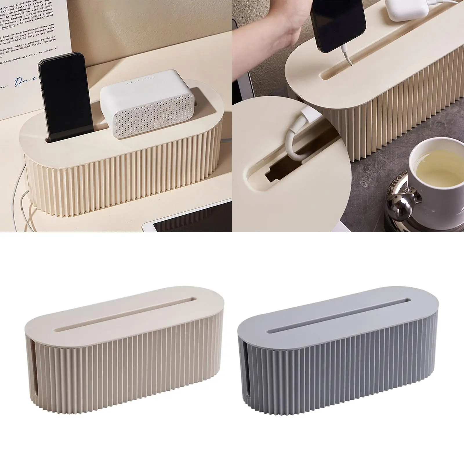 Cable Management Box Cable Organizer Box Cord Organization Hide Conceal