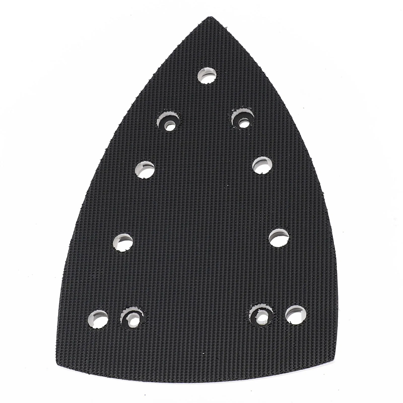 

17 Holes Soft Sanding Pad For Dust Triangular Sander Backing Plate 148X98mm Loop Hook Polishing Grinding Tools