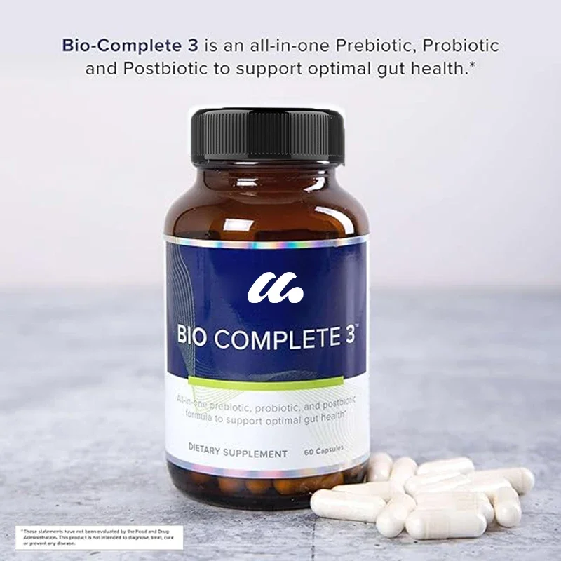 Bio Complete 3- Probiotics, Probiotics, Probiotics, Supporting Gut Health, 60 Capsules