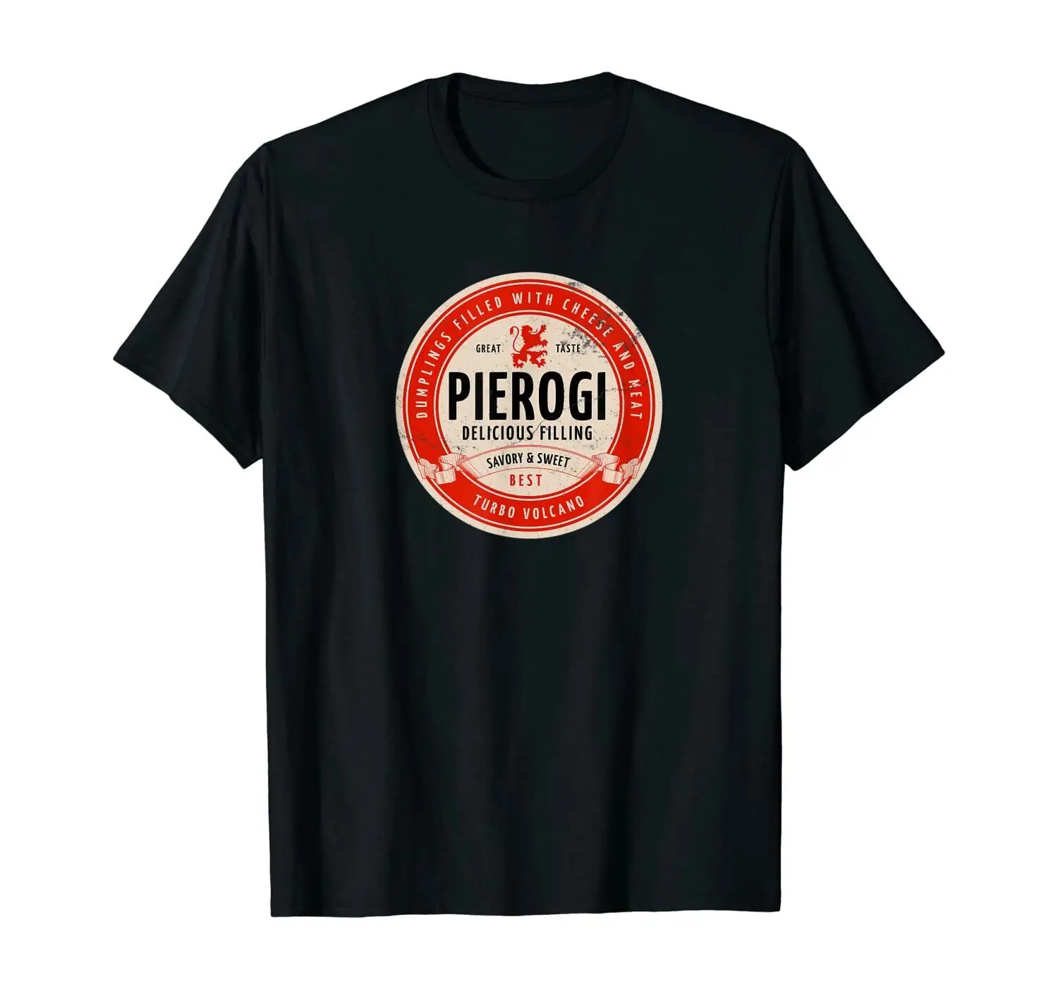 Retro Pierogi Beer Bottle Logo Vintage T Shirt by Turbo Volcano NEW 10 Colors