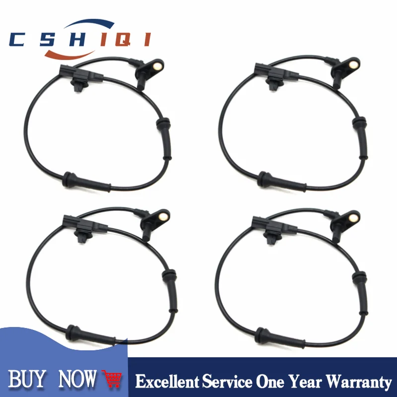 

47910-1HA0A 4PCS Front Rear Left/Right ABS Wheel Speed Sensor For Nissan Versa Note 1.6L 2012-2019 47901-1HA0A 47900-1HA0A
