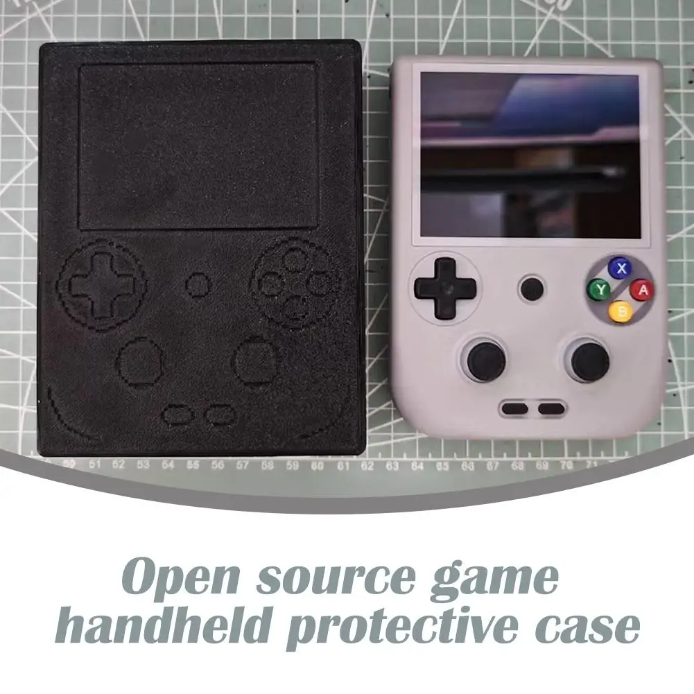 3d Printed Cover For Ambernick Rg406v Open Source Game Handheld Protective Screen Cover Accessories V0f4