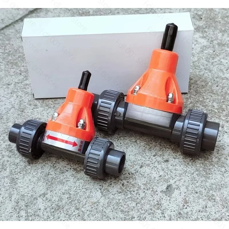 DN15/20/25 UPVC Back Pressure Valve Plastic Pressure Relief Valve, Safety Valve for Metering Pump, Diaphragm Corrosion Resistant