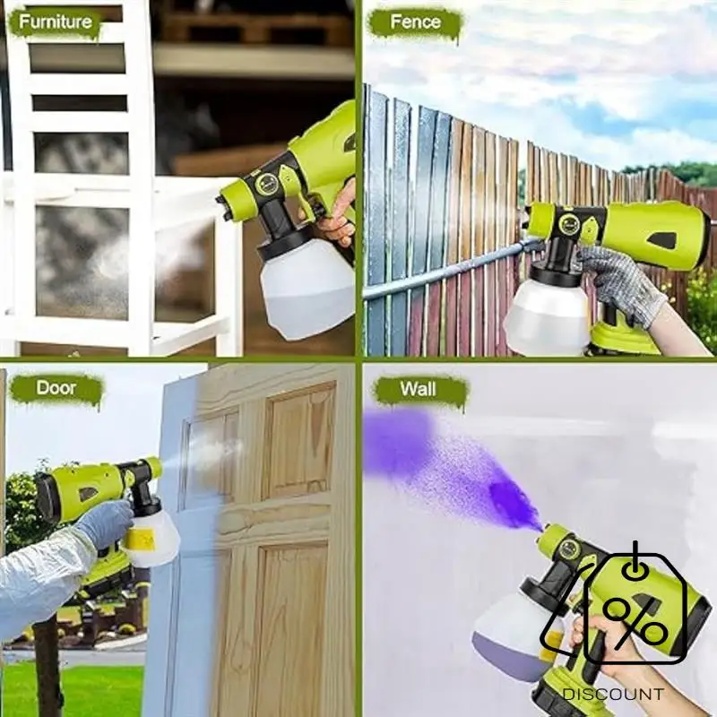 BAAG-pulvérisateur de peinture sans fil pour Ryobi li-batterie pulvérisation de peinture électrique portative pour meubles bricolage travaux accessoires de remplacement