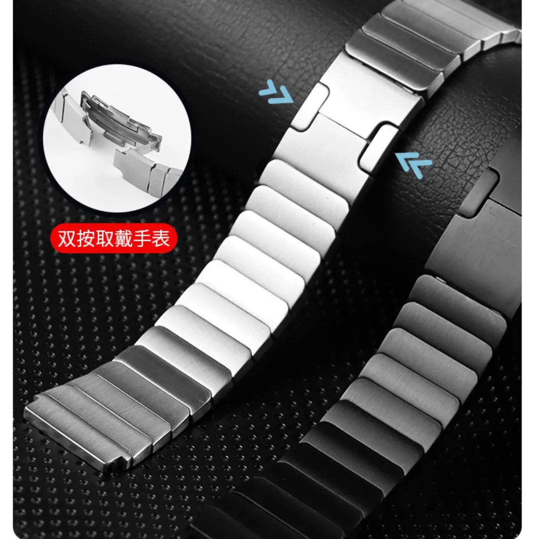 Stainless Steel Watchband for HUAWEI WATCH Ultimate Strap Metal Bracelet for Huawei GT3/GT 3pro/GT2/GT 2Pro 46mm Watch Accessor