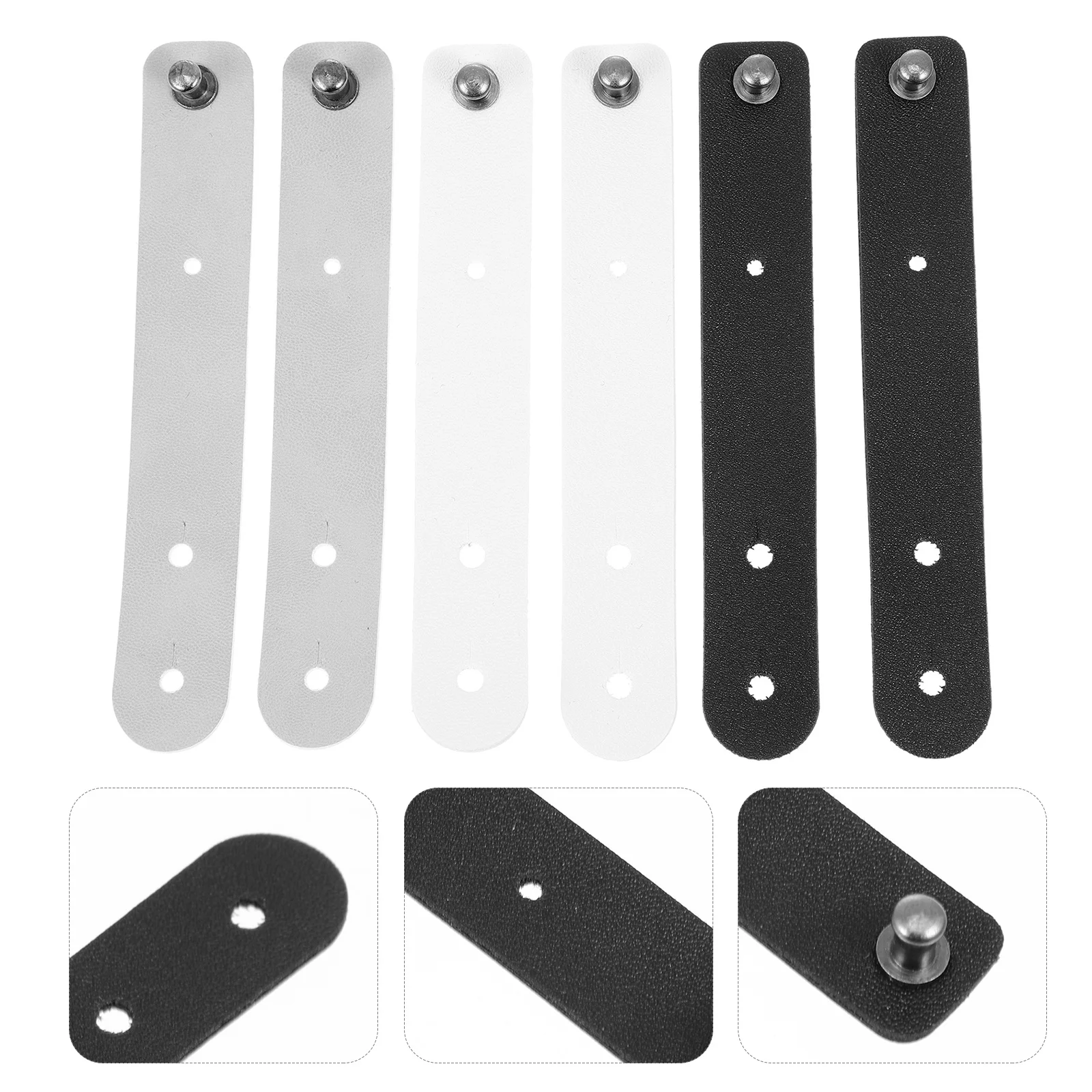 6 قطع منظم الكابلات، حافظة سلك قابلة لإعادة الاستخدام لشحن الكابلات، خطوط البيانات، مستلزمات إدارة الكابلات