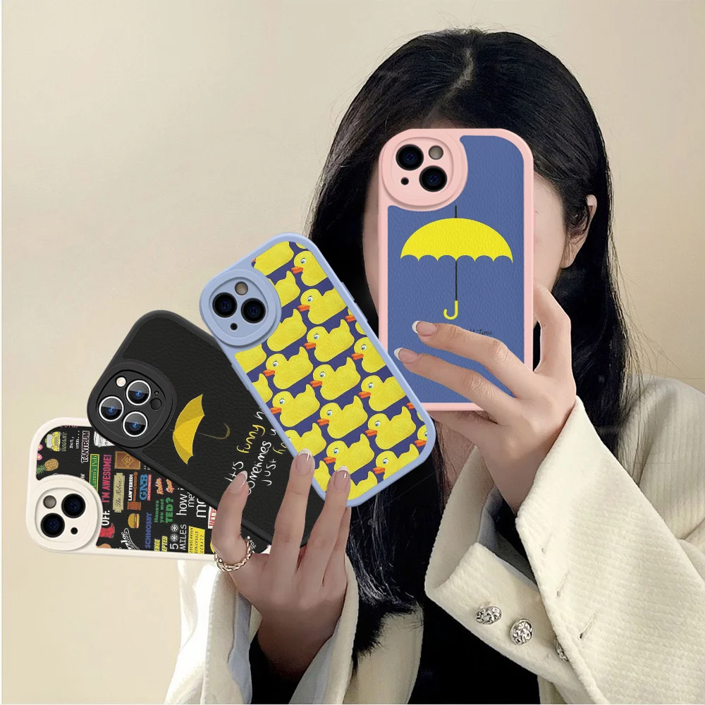 how i met your mother himym Phone Case Hard Leather For iPhone 14 13 12 Mini 11 14 Pro Max Xs X Xr 7 8 Plus Fundas