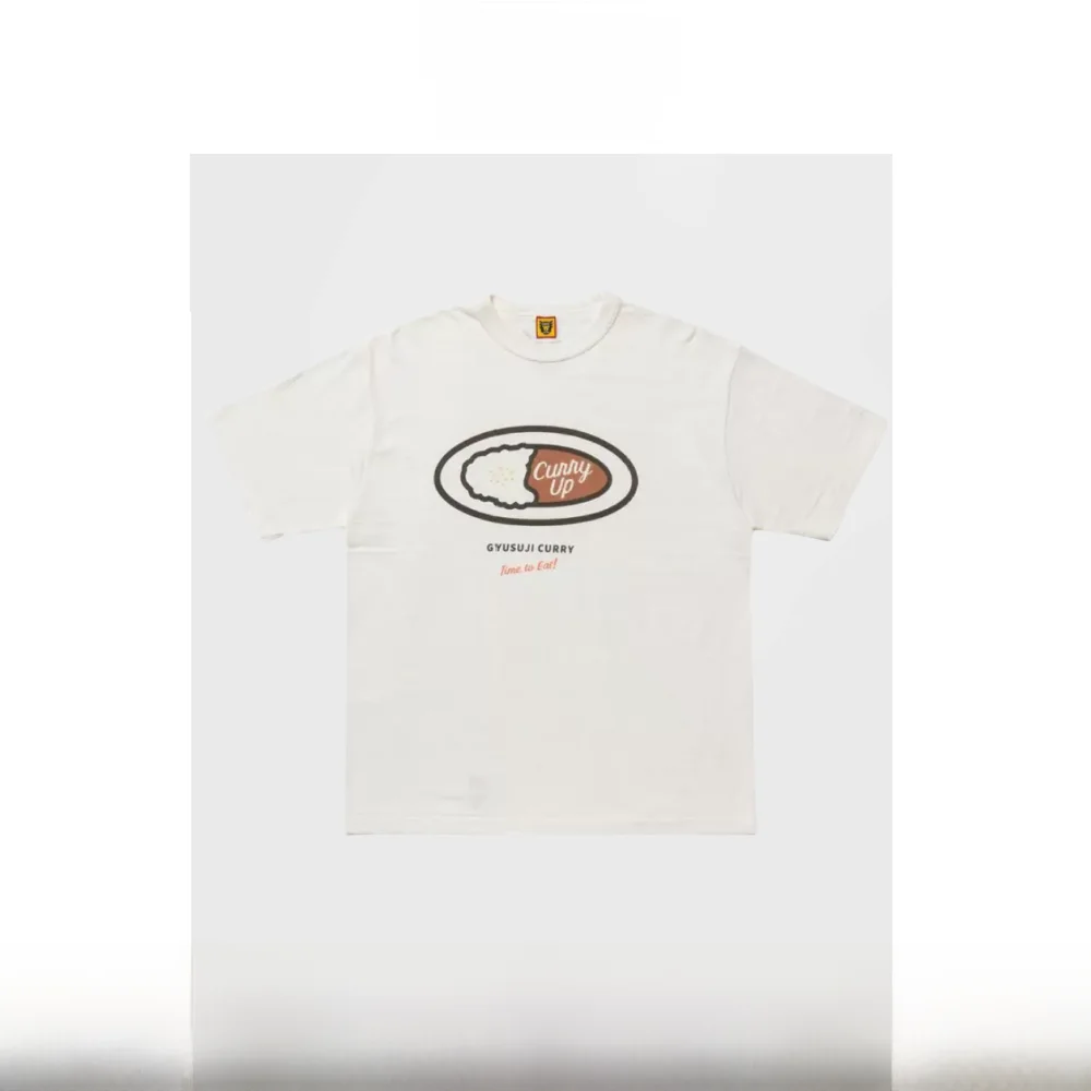 

Свободная футболка из бамбукового хлопка ort Sve, мужская повседневная футболка с пищевым узором для пар, круглый топ, летняя одежда, удобный размер