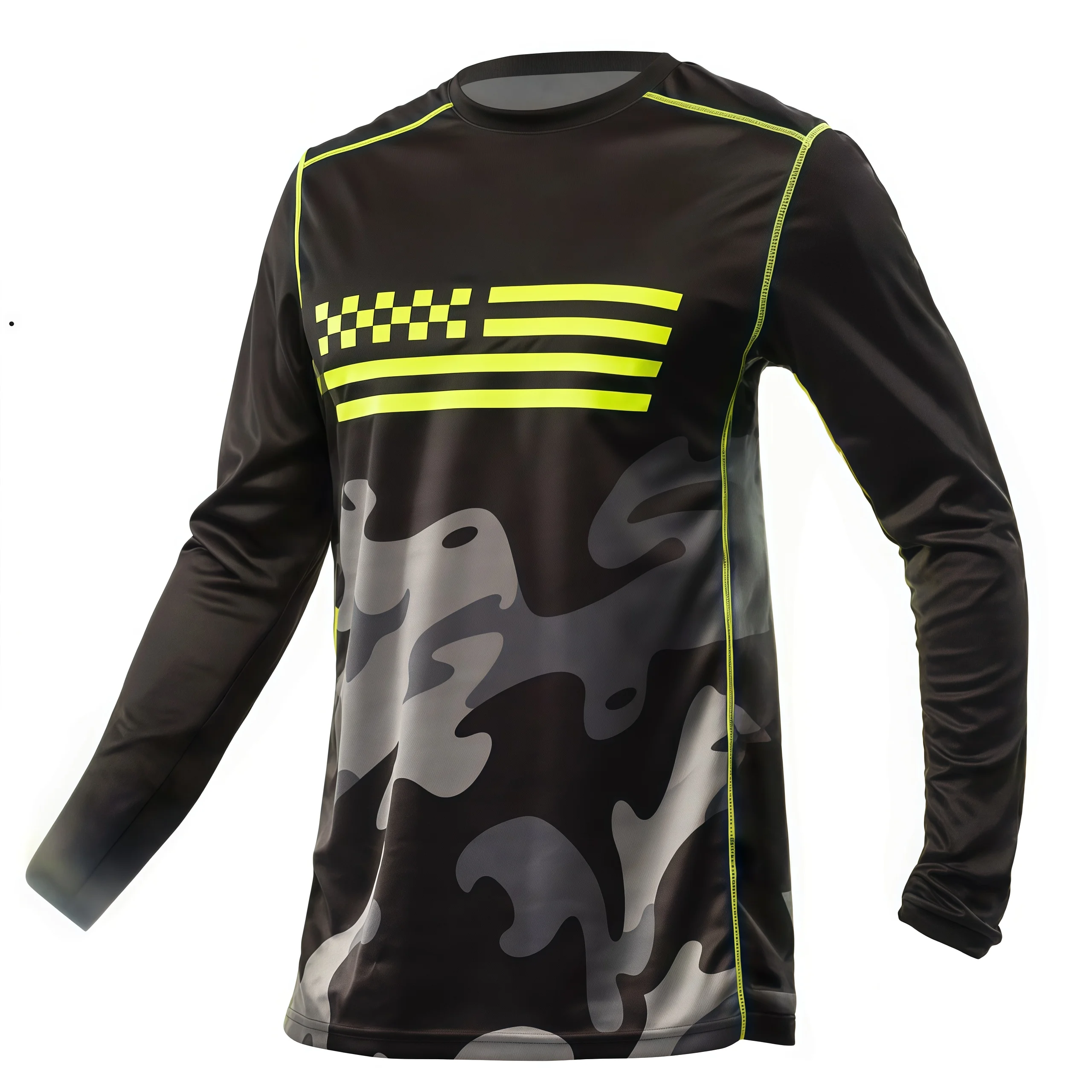 

Mountain Off-road Bike Motorcycle Endurance Sports Shirt Men's Off-road Long Sleeved Shirt Breathable Quick Drying