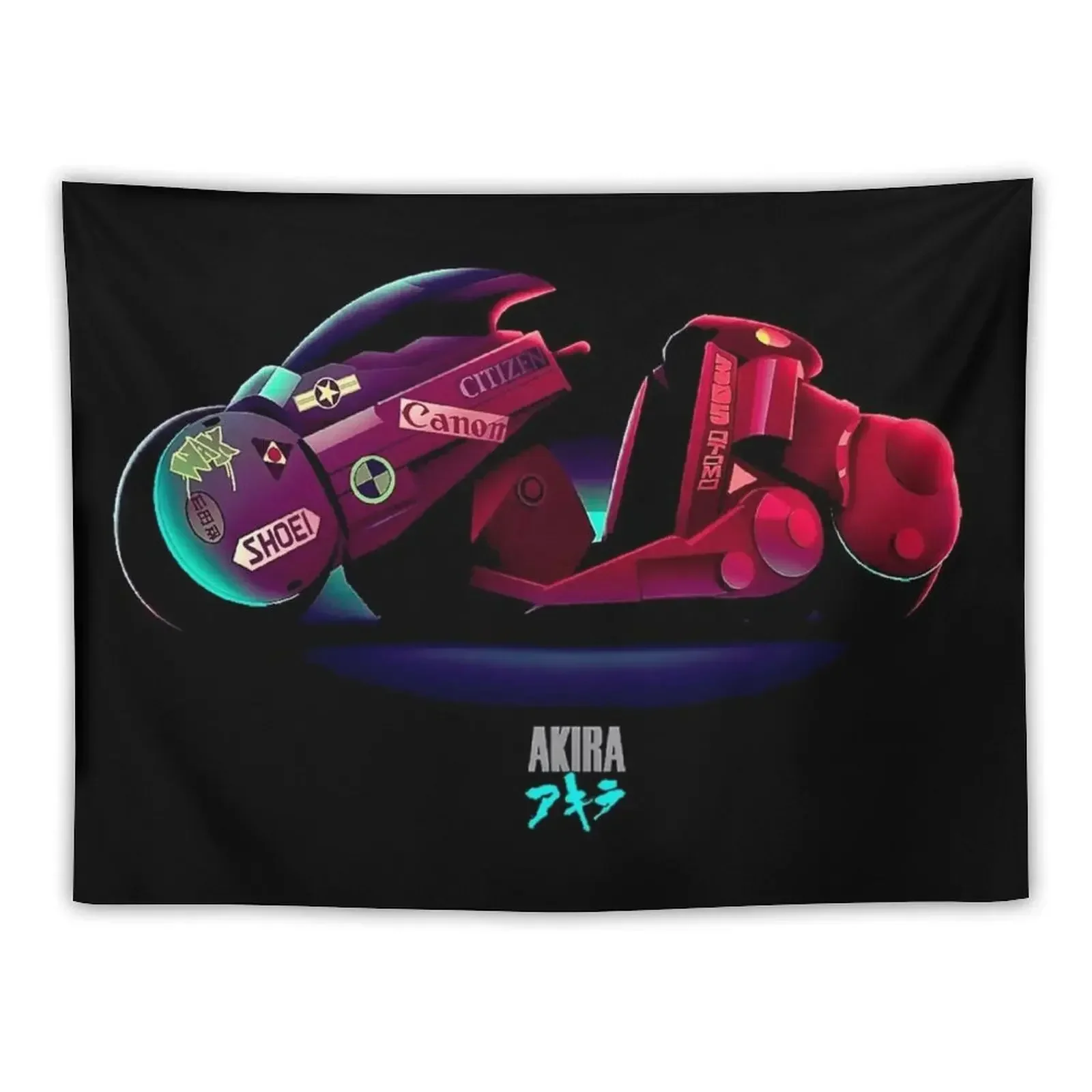 Akira Super Motorbike Tapestry Wall Coverings Japanese Room Decor Tapestry