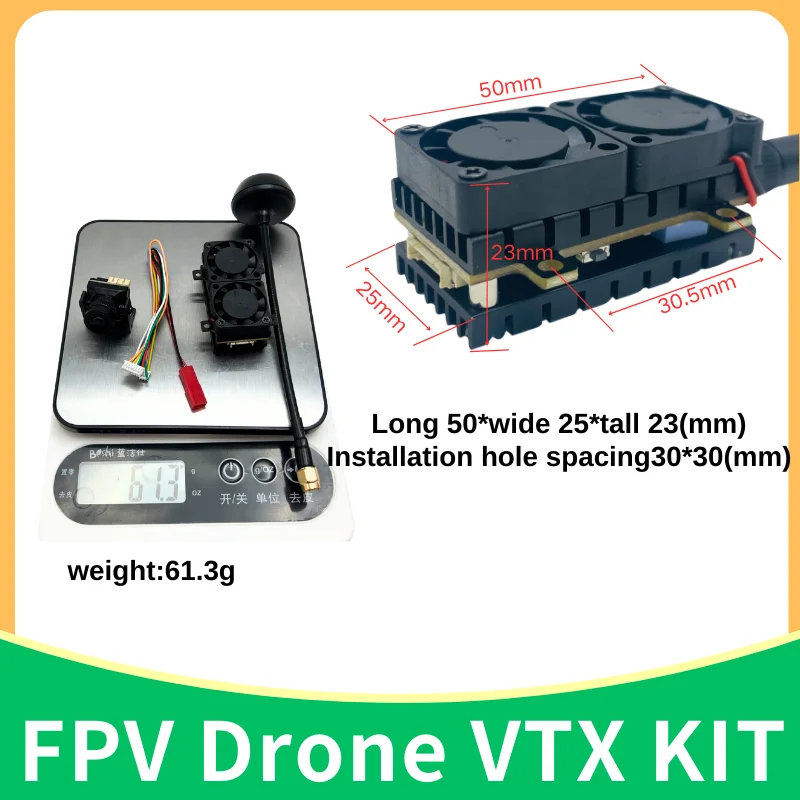 Технологический прорыв! Комплект для передачи изображения FPV Crossover Machine, двойной усилитель для передачи изображения высокой мощности 5,5 Вт