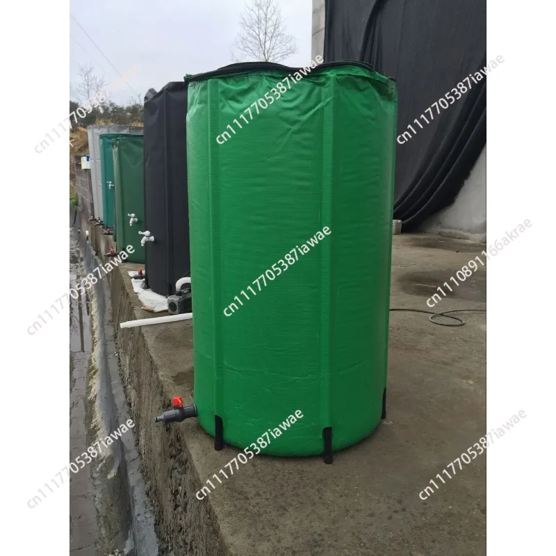 Folding bucket Outdoor bath bucket Household water storage bucket Garden PVC folding rainwater collection