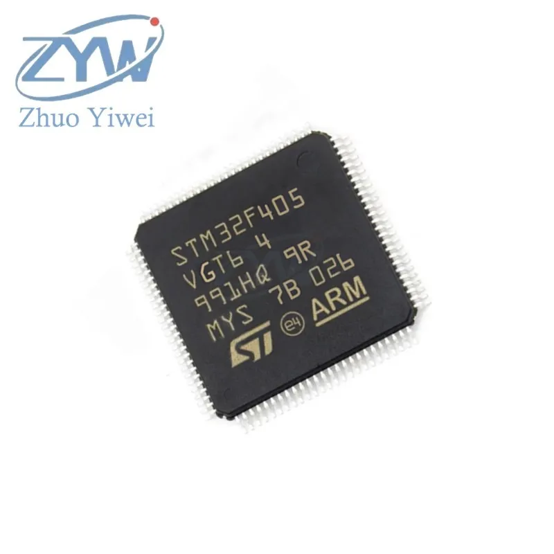 STM32F405VGT6 LQFP-100, STM32F, STM32F405, STM32F405VGT, 168MHz, 1MB, Cortex-M4 Chip, Microcontrolador de 32 bits, MCU, novo, original