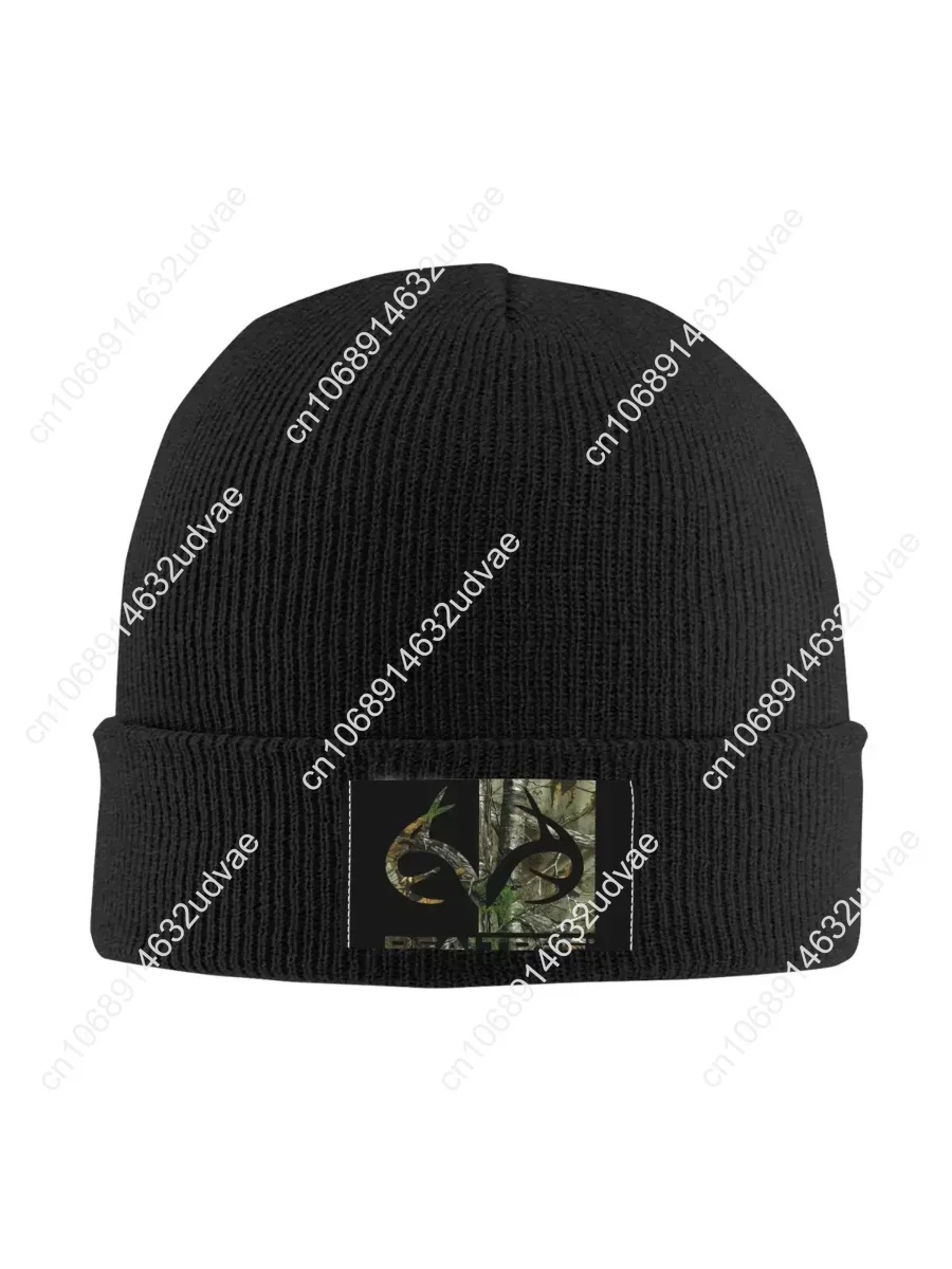 

Realtree American Deer Buck Logo Hunting Camo Knitted Beanie Hat Beanies Cap Winter Fashion Adjustable