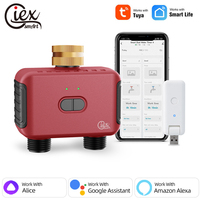 WIFI 2-Zone Watering Timer Smart Garden Automatic Irrigation System Drip Sprinkler Controller Valve Tuya Smart life