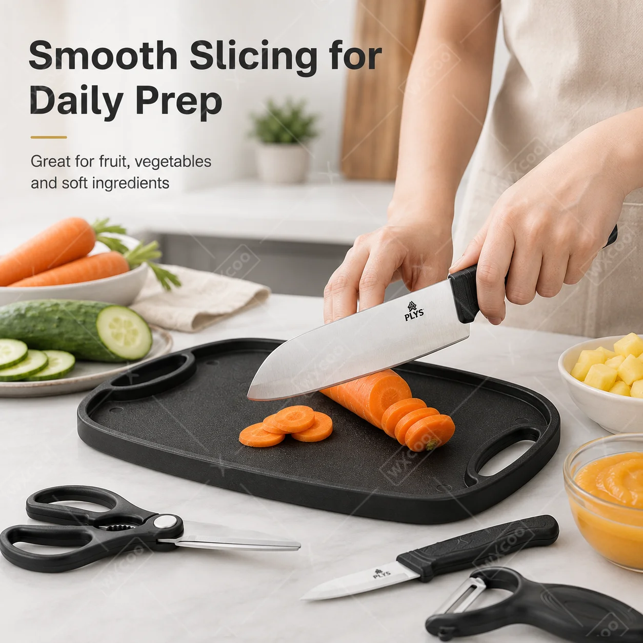 WXCOO Portable Travel Cutting - Baby Food Knife Set ulasan dan harga