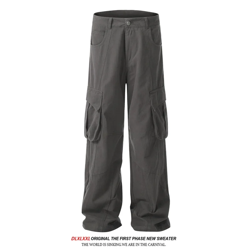 

Брюки-карго GXFortune American Sle, прямые, рабочие, для мужчин и женщин, летние, новые, свободные, широкие, повседневные, больших размеров