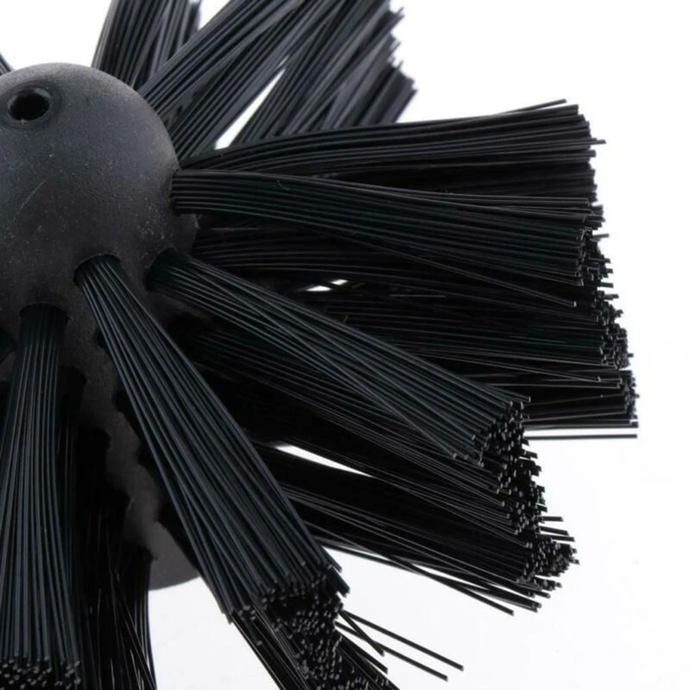 Top Quality Chimney Brush for 100/150mm Dryer Vent and Chimney Pipe Cleaning Nylon Bristle Head for Thorough Cleaning