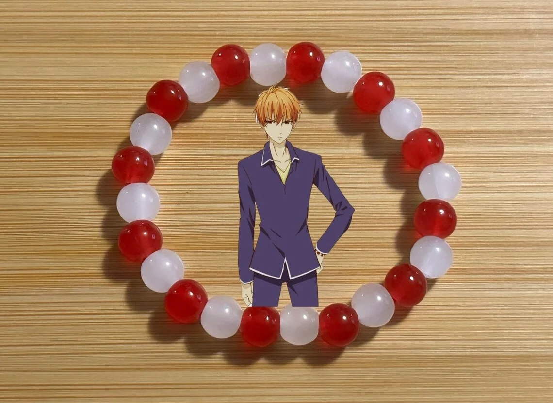 Y2K Handmade매칭 쿄과 토루 팔찌, 과일 바구니 팔찌, 매칭 팔찌, 커플 팔찌, 우정 팔찌