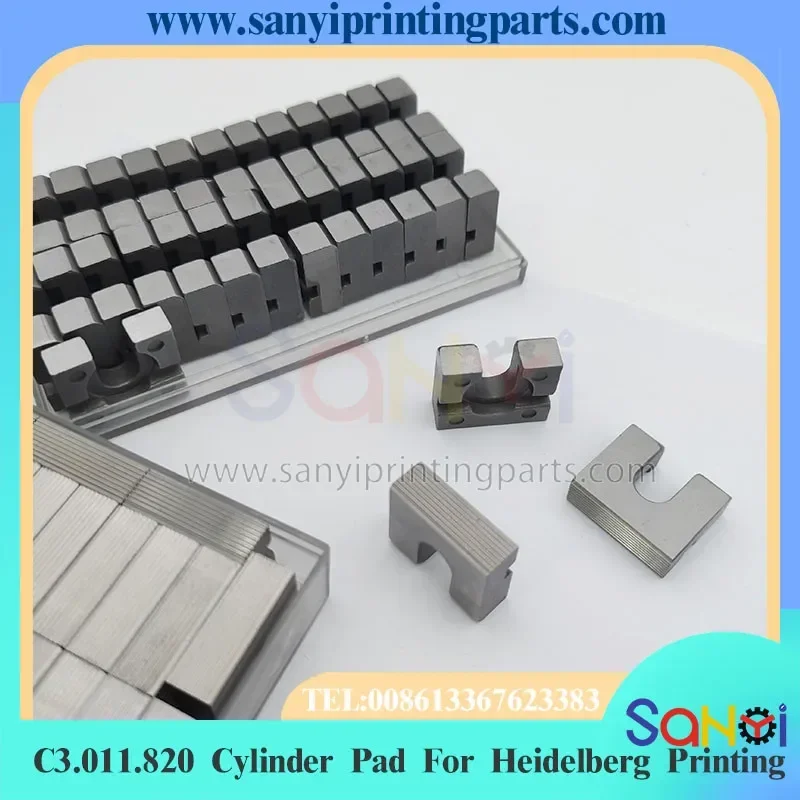 

10 шт. C3.011.820 21x18x7 мм подушка оттискного цилиндра (параллельная) для печатной машины Speedmaster