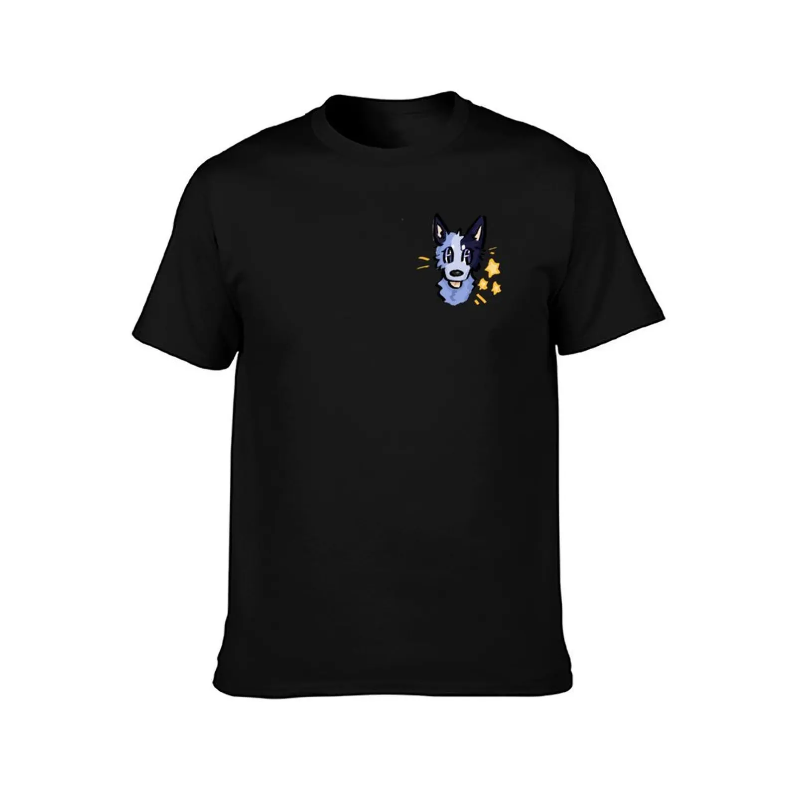Socks Heeler Doodle T-Shirt Casual All Match Short Sleeve T-Shirt