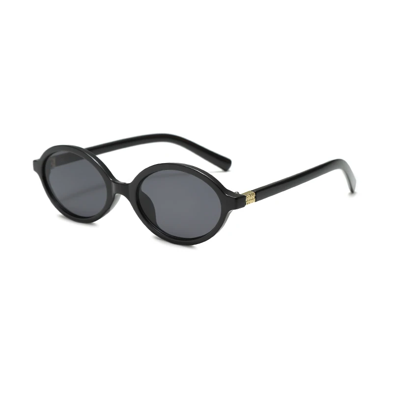 Sexy Small Oval Women's Sunglasses 2024 New Fashion Leopard Brown Hot Sun Glasses Female Retro Colorful Shade Eyeglasses image 6