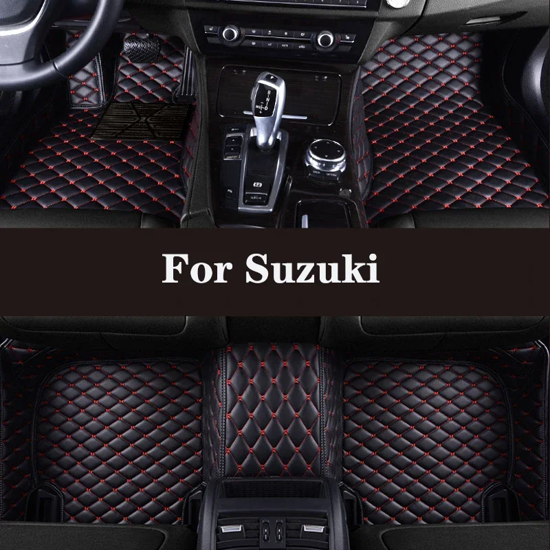 Full Surround Custom Leather Car Floor Mat For Suzuki Ertiga (7seat) Auto Parts