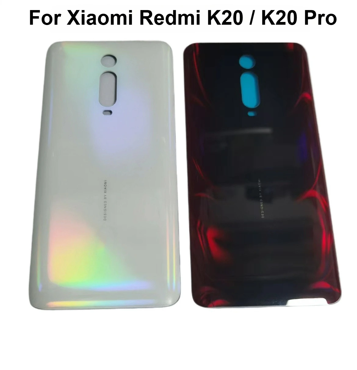 New Back Cover For Xiaomi Redmi K20  K20 Pro Back Cover Housing Door M1903F11I Rear Glass  Replace With lenses