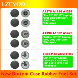 4pcs Laptop Foot Pad Bottom Case Rubber Feet For MacBook Pro A1278 1286 1297 A1398 A1425 A1502 1369 1370 A1465 A1466 Rubber Feet