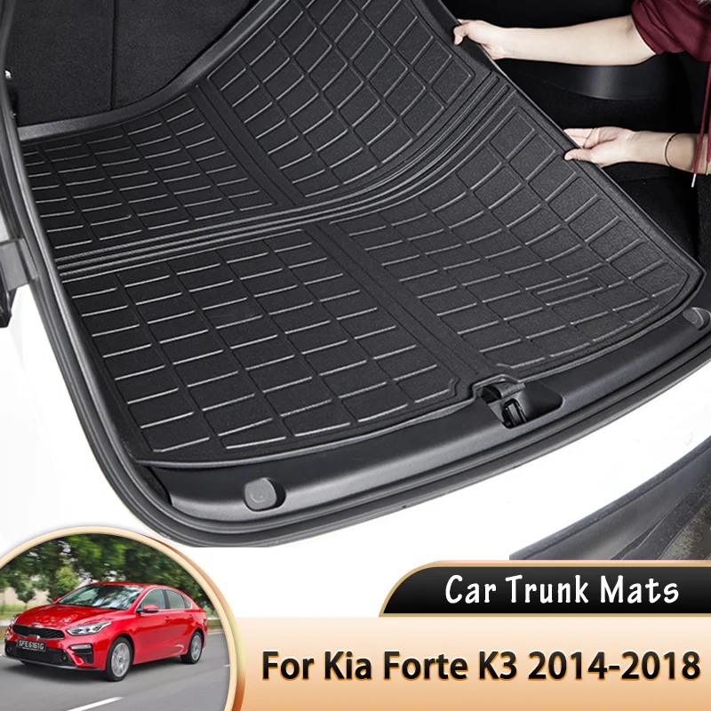 

for Kia Forte Cerato K3 YD 2014 2015 2016 2017 2018 Car Rear Boot Cargo Liner Trunk Floor Mat Tray Luggage Cover Protector Tray