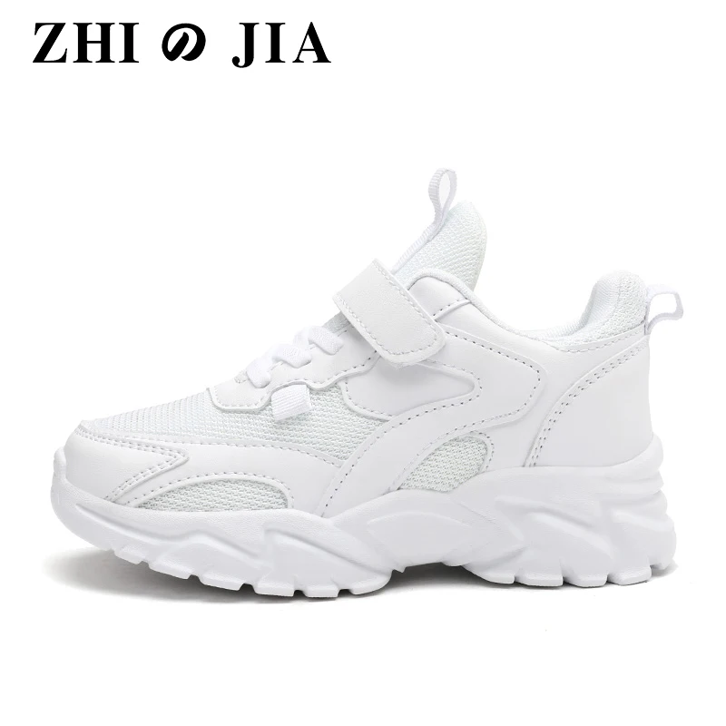 

Fashion Kids White Casual Shoes Autumn Mesh Breathable Running Shoes School Boys Sneakers Girls Comfortable Children's Sneakers