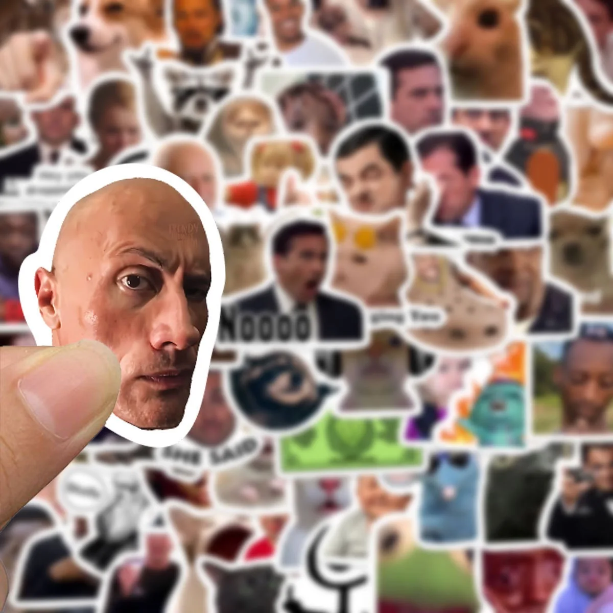 100pcs Classic American TV Series Funny Meme Stickers Cartoon Expression Decals DIY Luggage Laptop Phone Scrapbooking Sticker view 2