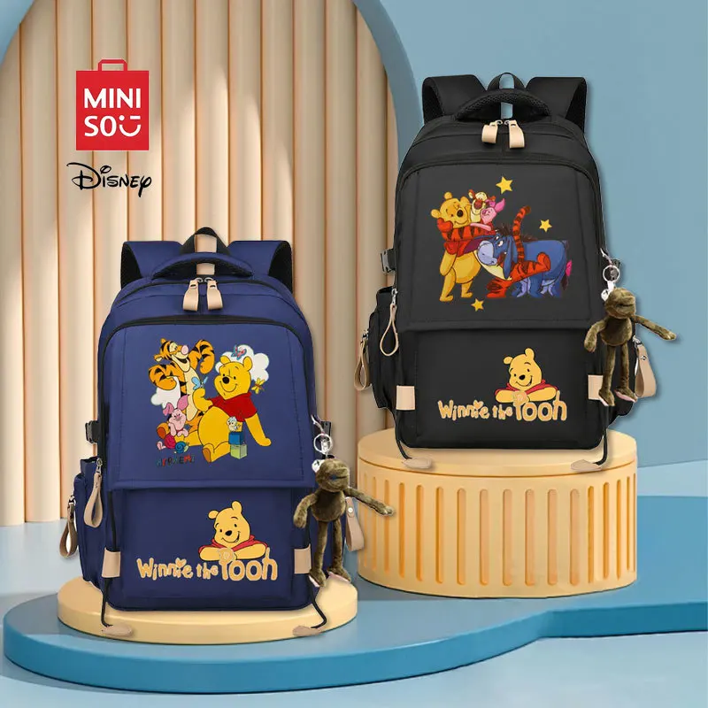 

MINISO Disney Winnie Serie Cute Cartoon Children Bookbag Fashion Waterproof Large Capacity Student Casual Backpack New Arrival