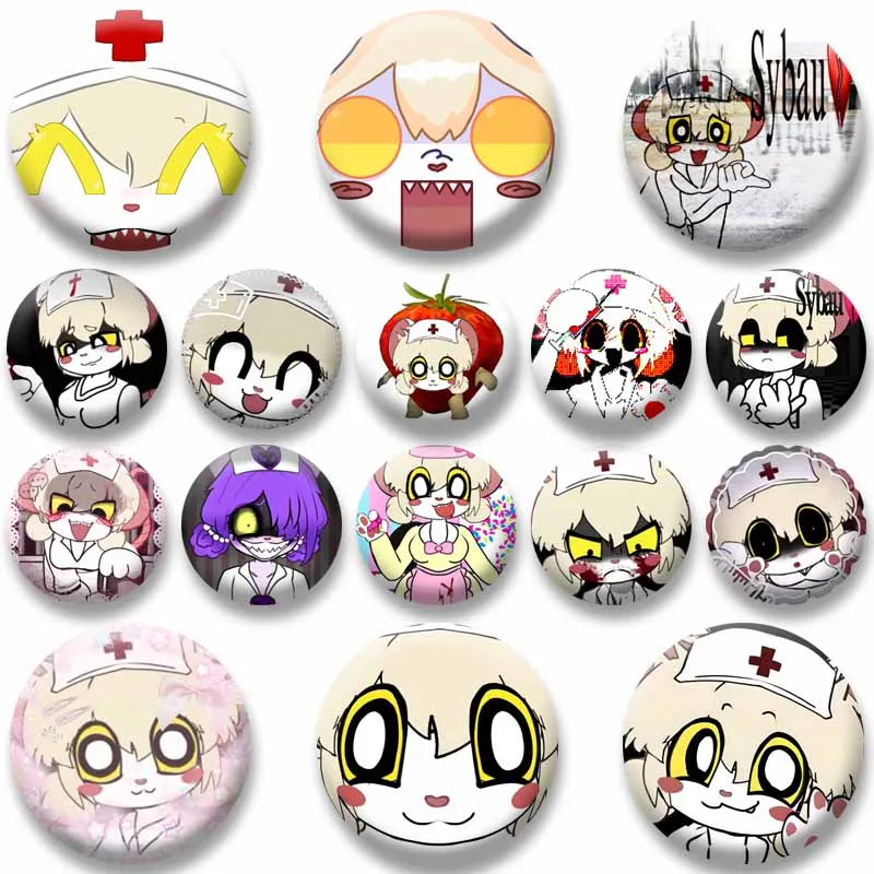 Anime Game Figure Terrible Mouse Lorna Enamel Pins Horror Cartoon Role Lapel Badges Backpack Clothing Accessories Jewelry Brooch