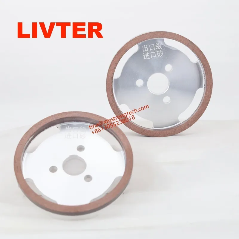 LIVTER Imported Sand 100xH17x5x6 Roll Paper Machine 610 Large Circular Knife Cutting CBN Grinding Wheel