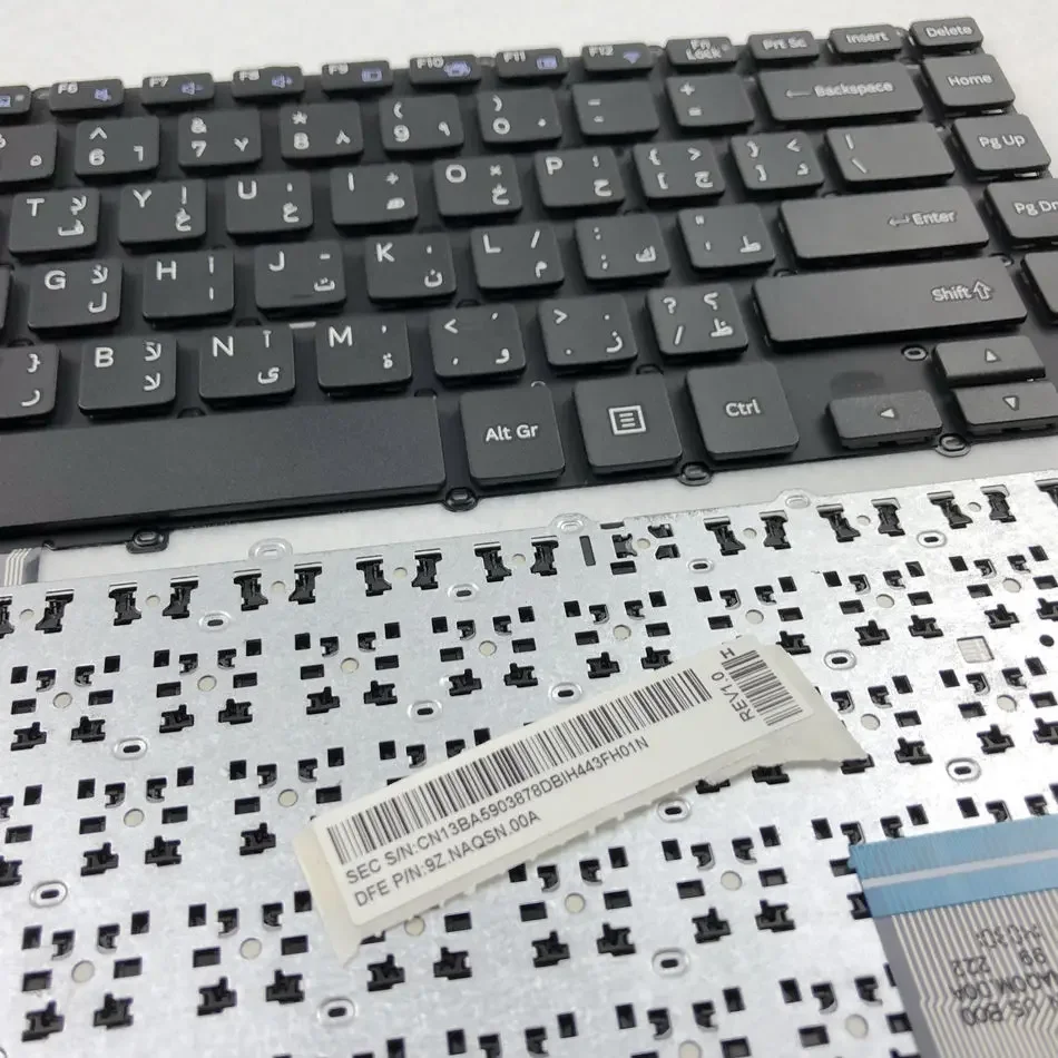 Arabic Laptop Keyboard For Samsung NP910S5J 910S5J NP500R4E 500R4H 500R4L 500R4K 500R4M Series AR Layout