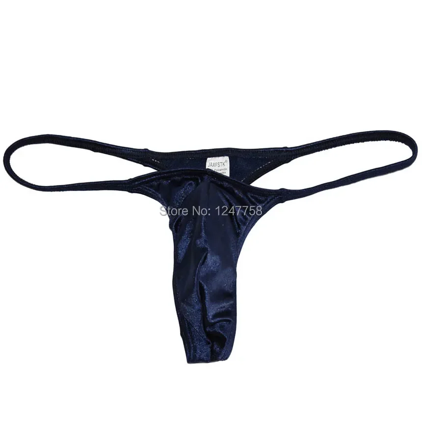 Sexy Men T-Back Shiny Micro String Mini Tangas Thongs Slip Homme Mankini Panties Gay Erotic Underwear