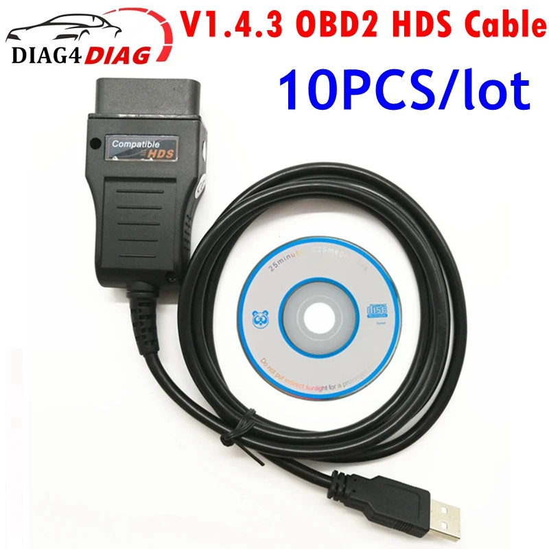 

10PCS/lot HDS j2534 HDS USB Cable for Honda Diagnostic Cable FT232RL Chip Auto Diagnostic Interface Cable OBD2 HDS Cable