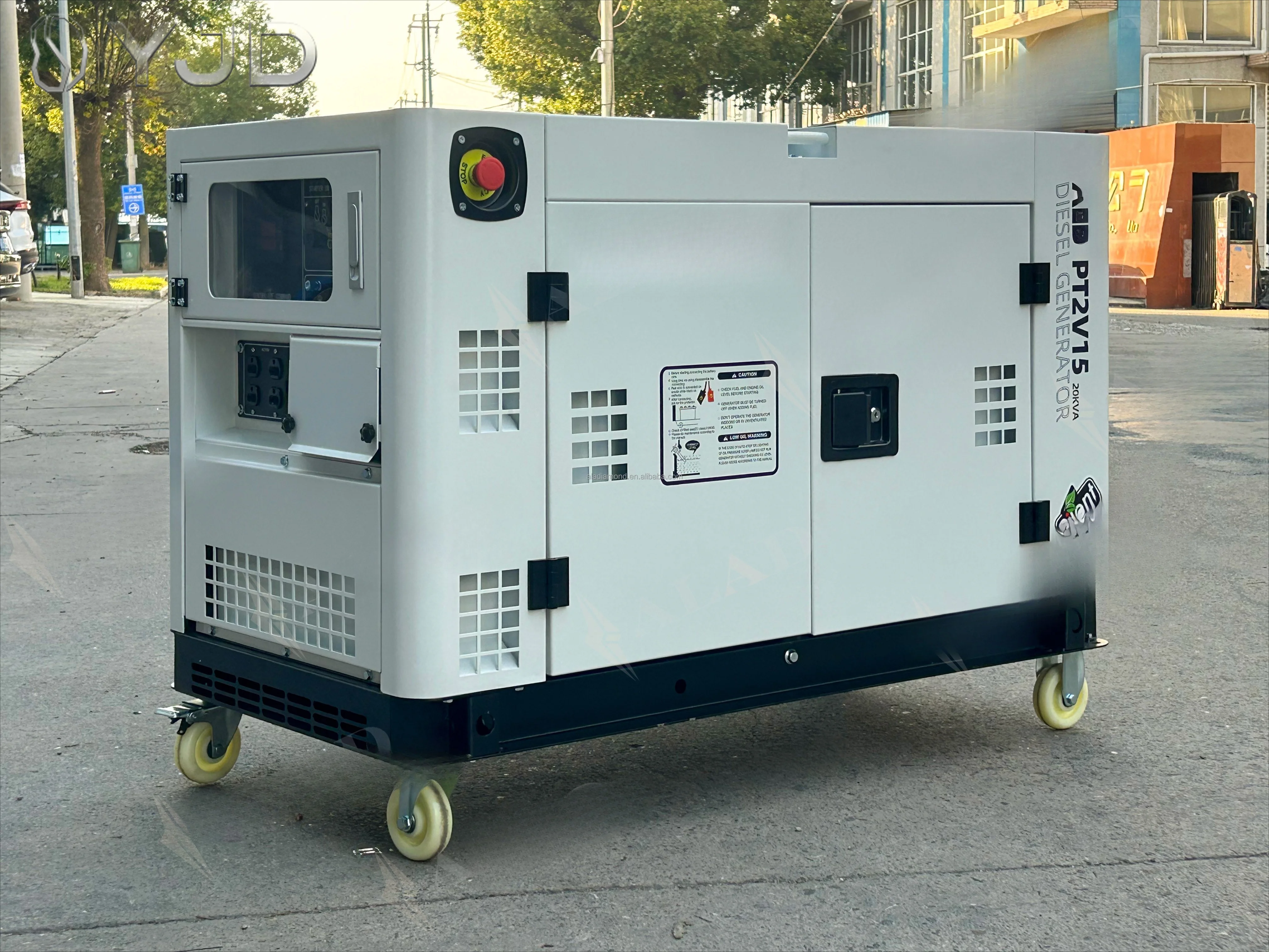 

Portable 1kw-18kw Silent Gasolin-e/Diesel Generator with Open Frame ATS Options 60Hz Frequency Air Cooling